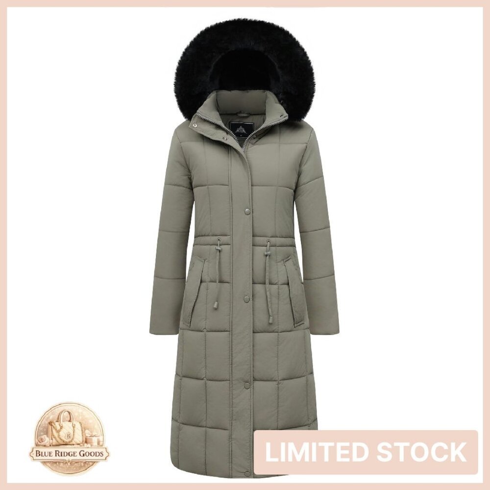 Long Waterproof Parka Winter Coat Warm Snow Jacket Chic Outerwear
